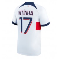 Paris Saint-Germain Vitinha Ferreira #17 Bortatröja 2023-24 Korta ärmar